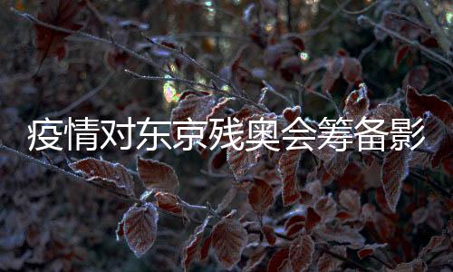 疫情对东京残奥会筹备影响很小 奥运会举办也没问题