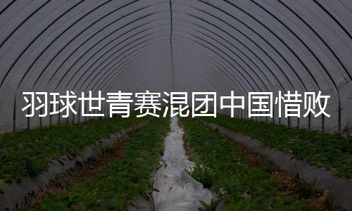 羽球世青赛混团中国惜败印尼摘亚 下周开始单项赛