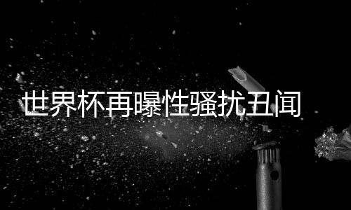 世界杯再曝性骚扰丑闻 瑞典女记者被球迷强吻