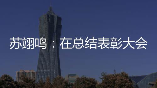 苏翊鸣：在总结表彰大会上仿佛重温夺金瞬间 明年想上一所好大学