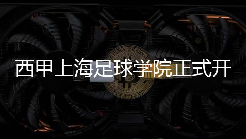 西甲上海足球学院正式开业,西甲大使萨维奥拉出席开业典礼