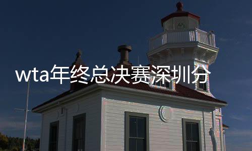 wta年终总决赛深圳分组对阵名单揭晓 巴蒂再碰大坂直美